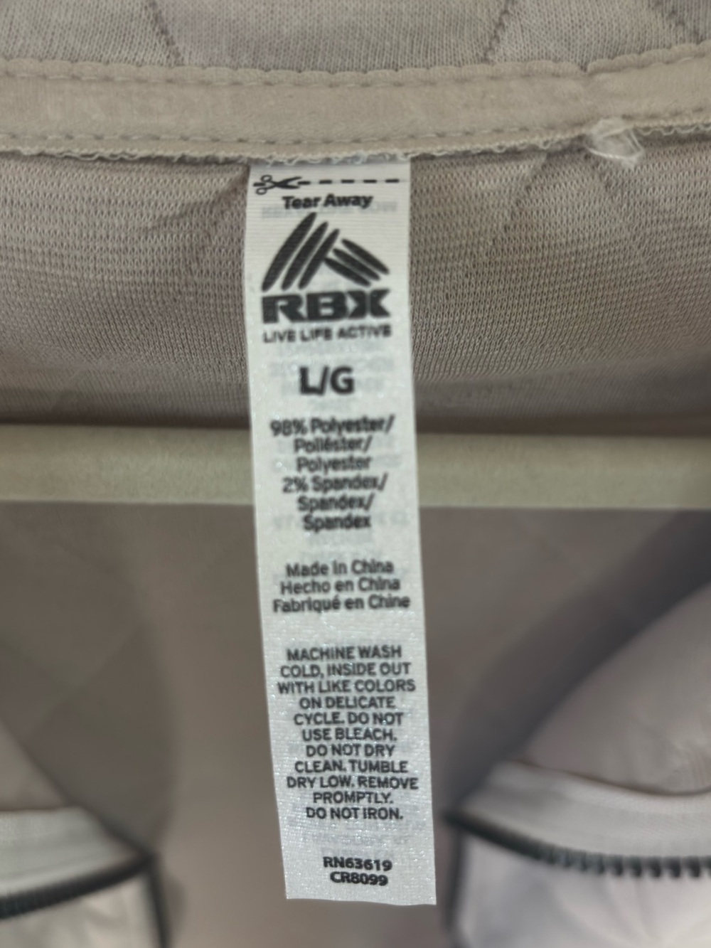 RBX Light Pink Quilted Zip-Front Jacket - Picture 3 of 4